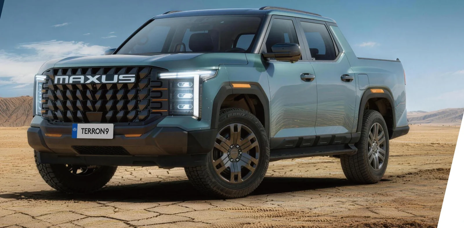 MAXUS Terron 9 pickup — part of the complete 19-model range